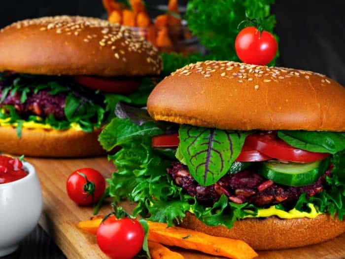 Receita de hambúrguer gourmet saudável