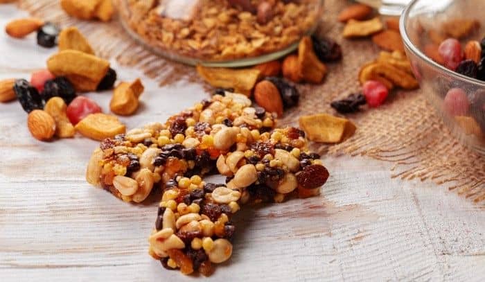 receita de barra de nuts