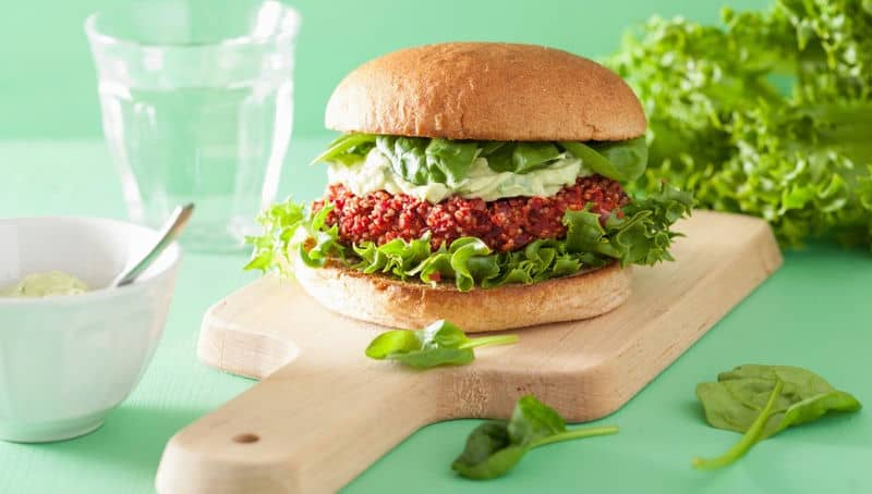 receita de hambúrguer vegetariano de amendoim