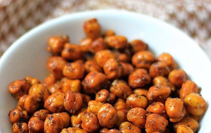 Receita de salgadinho de grão de bico