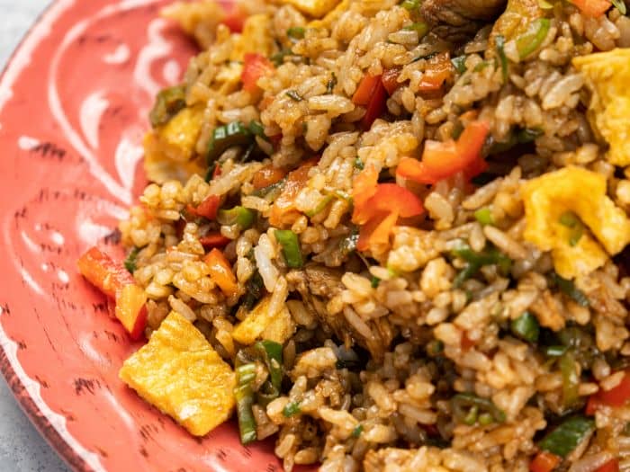 Receita de arroz com vegetais antioxidantes