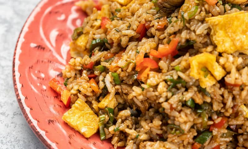receita de arroz com vegetais
