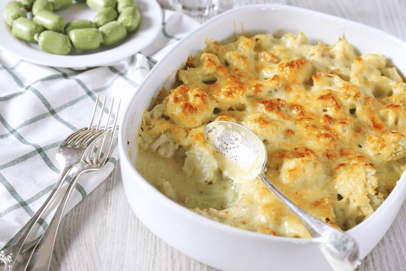 Receita de couve-flor gratinada light