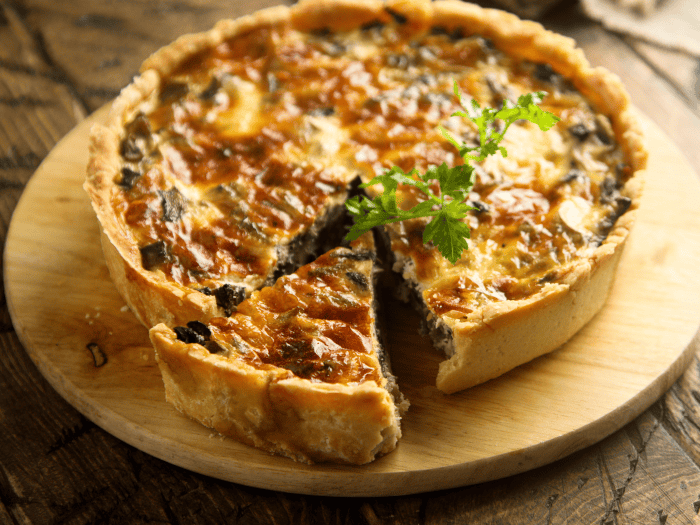 Receita de quiche light com iogurte natural