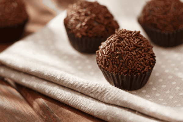 Receita de brigadeiro proteico