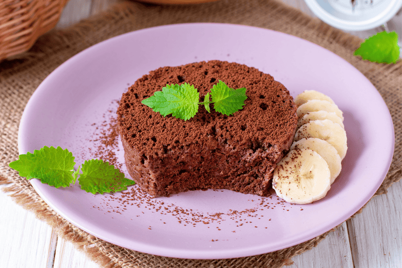 Receita de bolo de banana com aveia e cacau