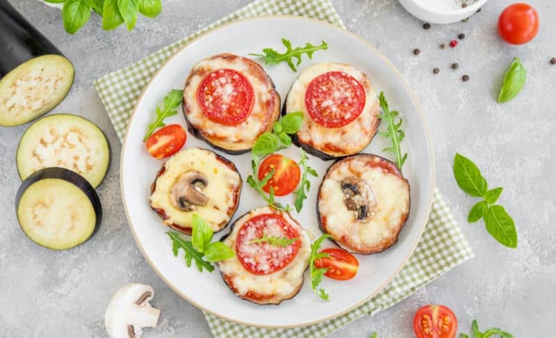 receita de petiscos de berinjela