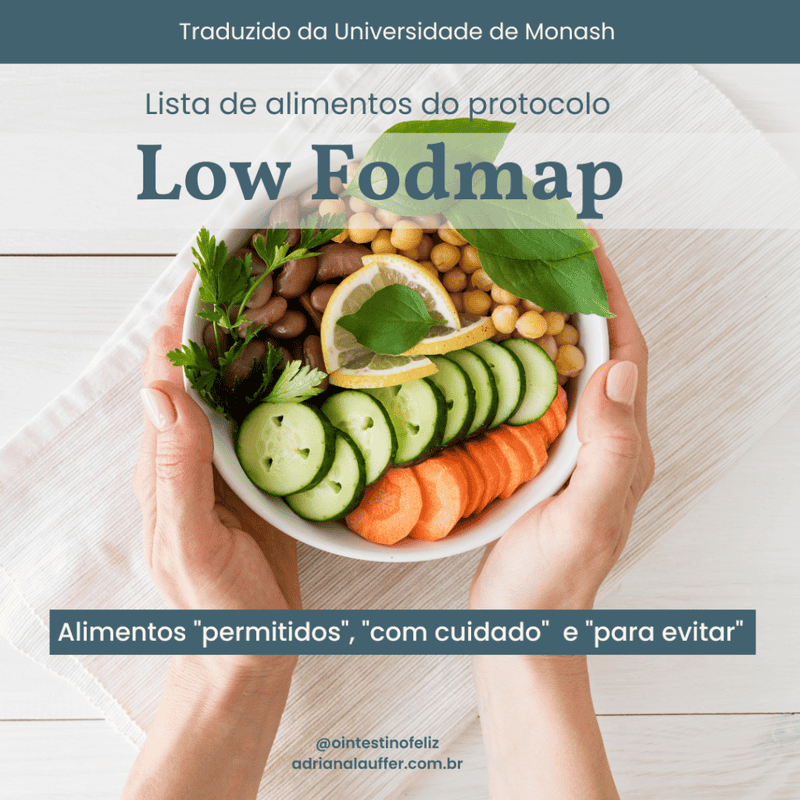 Lista de Alimentos Low Fodmap