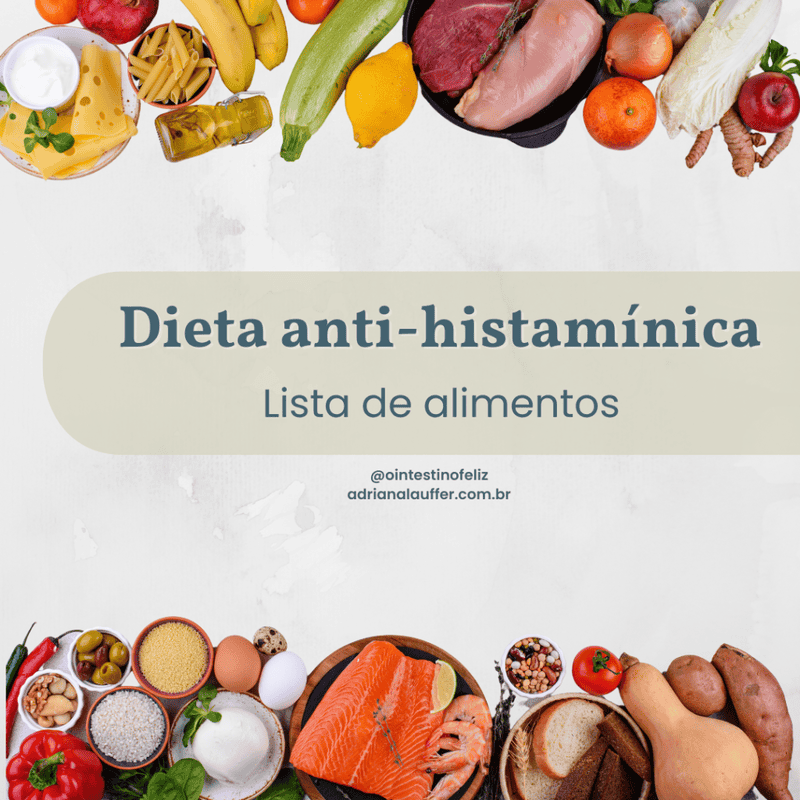 lista de alimentos da dieta anti-histamina