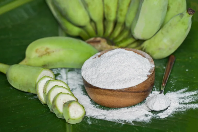 Farinha de banana verde para saúde intestinal